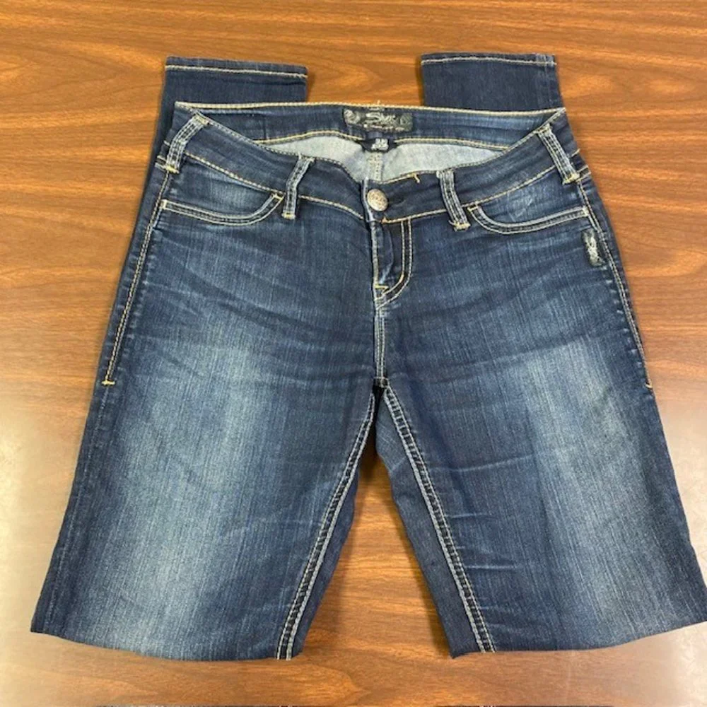 Silver Suki Jegging‎ Jeans, Size 27W/31L, EUC
